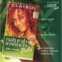 Natural Instincts Bold Permanent Hair Dye with 0% ammonia