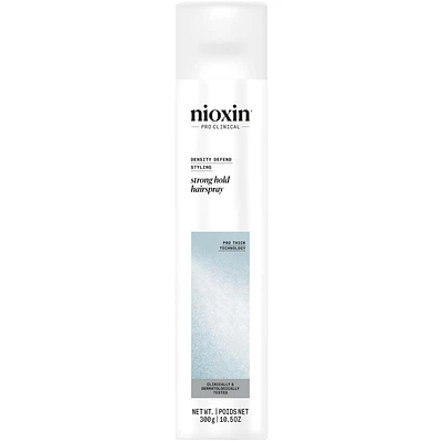 Nioxin Density Defend Styling Strong Hold Hairspray - Hairspray for Long-Lasting Hairstyles