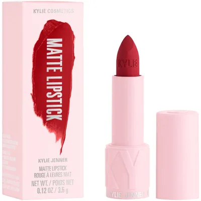 Matte Lipstick, highly pigmented, weightless, 8-hour wear, soft-matte finish, hydrates lips