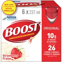 Original Strawberry Meal Replacement Drink, Pack of 6, 6 x 237 ml