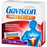 Gaviscon Max Relief Tablet Berry Blend