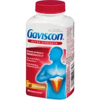 Gaviscon Extra Strength Chewable Foamtabs Butterscotch