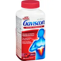 Gaviscon Extra Strength Chewable Foamtabs Cherry