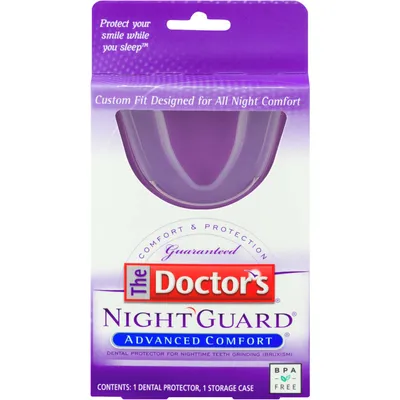 Overnight Dental Guard with Case, 2Ct