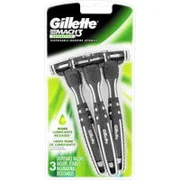 Gillette Mach3 Sensitive Men’s Disposable Razors - 3 Pack