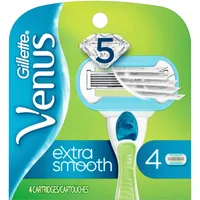 Gillette Venus Extra Smooth Women's Razor Blades, 4 Refills