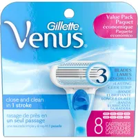 Gillette Venus Women's Razor Blades, 8 Refills