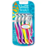 Gillette Venus Simply3 Women's Disposable Razors - 4 Pack