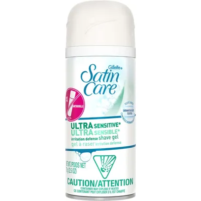 Gillette Satin Care Ultra Sensitive Women's Shave Gel 70 g