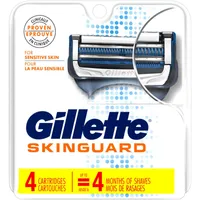 Gillette SkinGuard Men's Razor Blades, 4 Refills