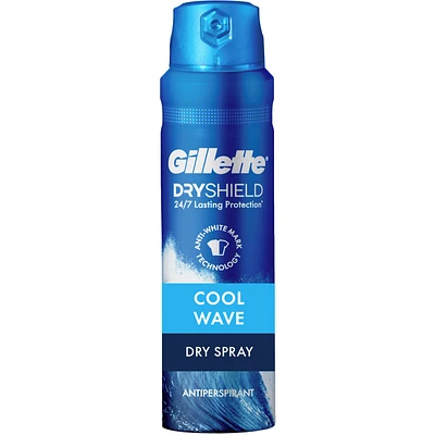 Dry Spray Antiperspirant and Deodorant for Men Cool Wave