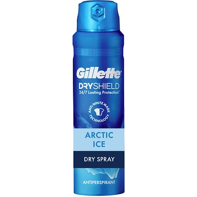 Dry Spray Antiperspirant and Deodorant for Men Arctic Ice
