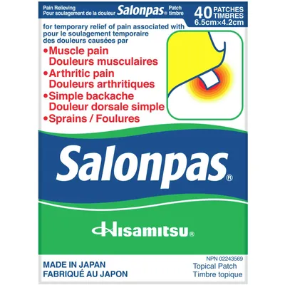 Salonpas Pain Relieving Patch 40ct