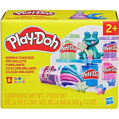 Play-Doh 6 Pack Sparkle Collection Arts and Crafts Toys