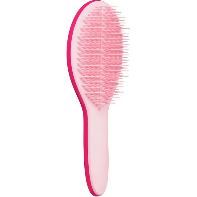 Naturally Curly Detangling Hairbrush in Mango Pink