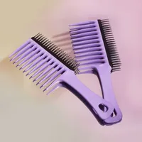 Wide Tooth Comb Purple Passion