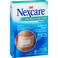 Nexcare™ Premium Soft Cloth Adhesive Pads, H3564-CA