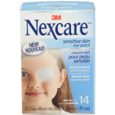 Nexcare™ Gentle Removal Eye Patch KRJ-14-CA, Small, 14/Pack