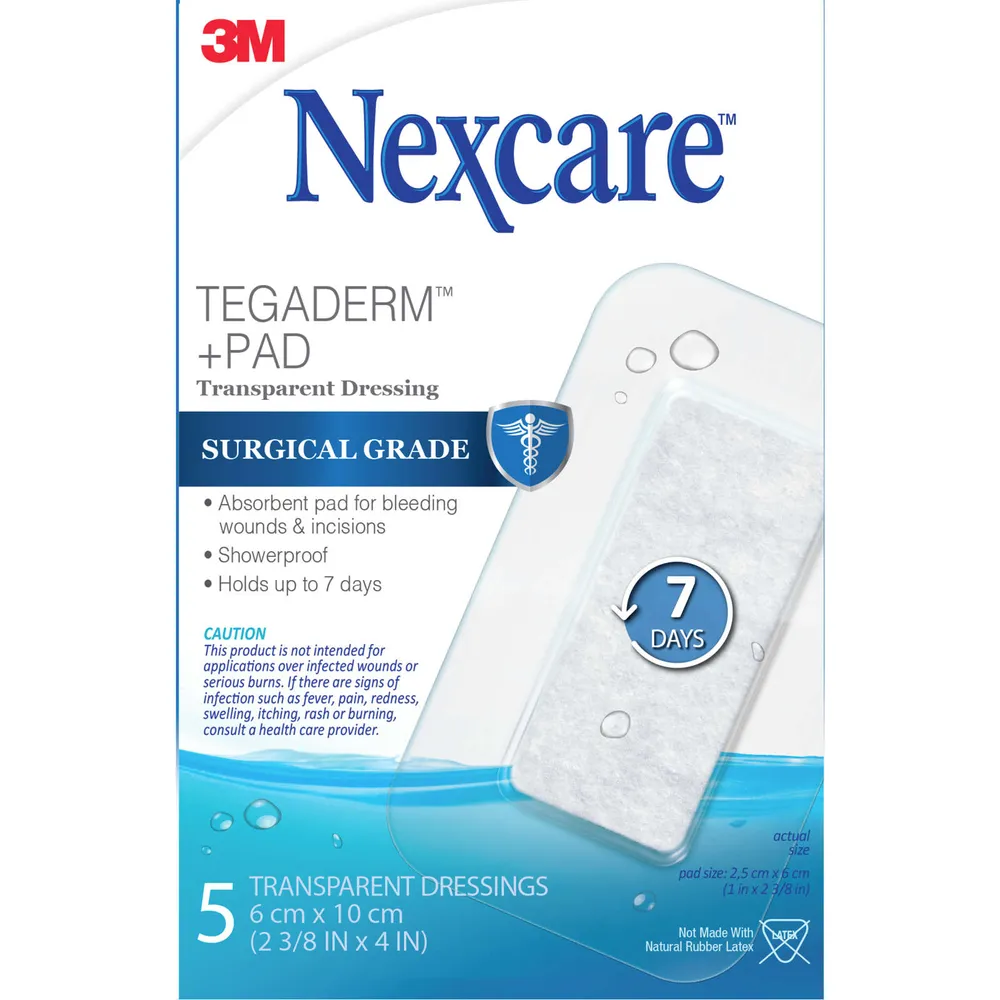 Nexcare™ Tegaderm™ + Pad, 5 pk