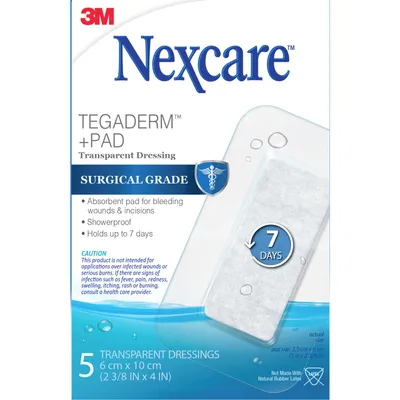 Nexcare™ Tegaderm™ + Pad, 5 pk