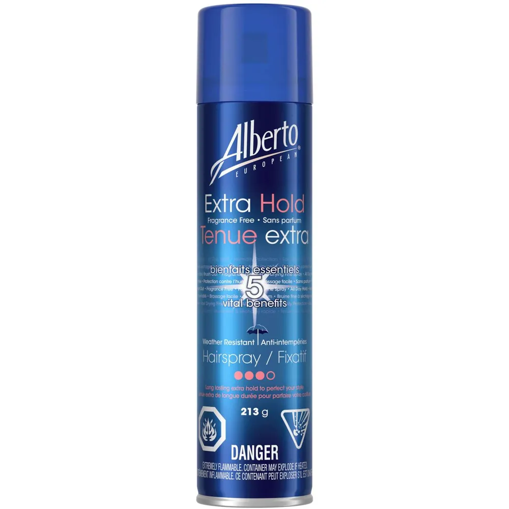 Alberto Hairspray for long-lasting hold Extra Hold unscented 213 g