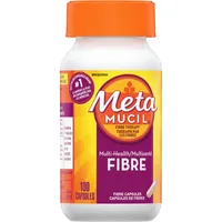 Metamucil 3 in 1 MultiHealth Fibre! Fiber Supplement Capsules, 100 Count