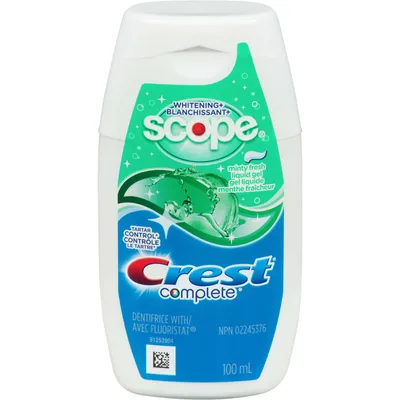 Crest Complete Whitening + Scope Minty Fresh Liquid Gel, 100 mL