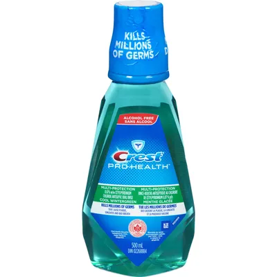 Crest Pro-Health Multi-Protection Alcohol Free Mouthwash, Cool Wintergreen