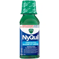 NyQuil Cold & Flu Nighttime Relief Liquid, Original