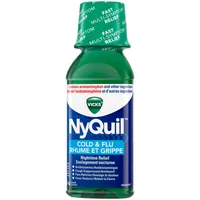 NyQuil Cold & Flu Nighttime Relief Liquid, Original