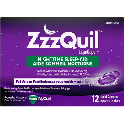 ZzzQuil Nighttime Sleep-Aid LiquiCaps