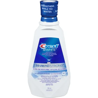 Crest 3D White Diamond Strong Mouthwash, 946 mL