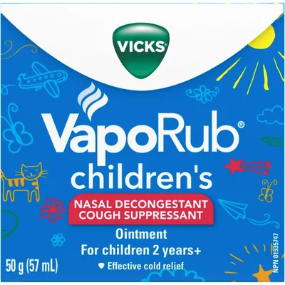VapoRub Children’s Nasal Decongestant Cough Suppressant Ointment