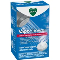 Vicks VapoShower Aromatherapy Shower Bomb, Scented Vicks Vapour Steam, 3ct 