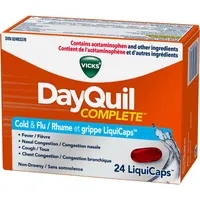 DayQuil COMPLETE Cold & Flu Daytime Relief, 24 LiquiCaps