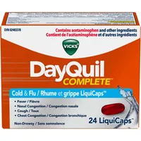 DayQuil COMPLETE Cold & Flu Daytime Relief, 24 LiquiCaps