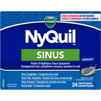 NyQuil Sinus Liquid Capsules, 24 Count