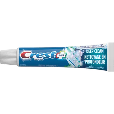 Crest Complete Whitening Plus Deep Clean Toothpaste, 120 mL