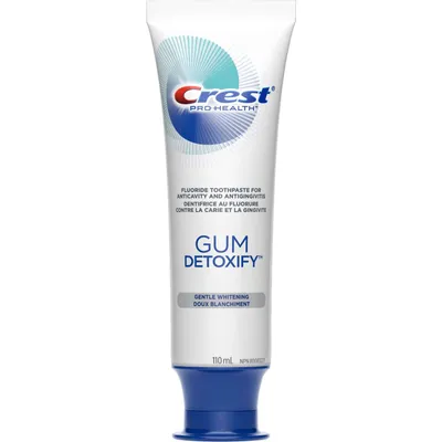 Crest Gum Detoxify Gentle Whitening Toothpaste, 110 mL