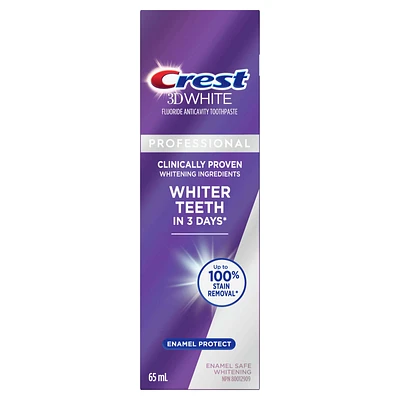 Crest 3DW Professional Enamel Protect Toothpaste 65mL