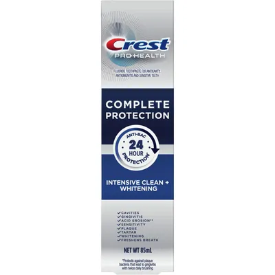 Pro-Health Complete Protection Toothpaste, Intensive Clean + Whitening, 85 mL