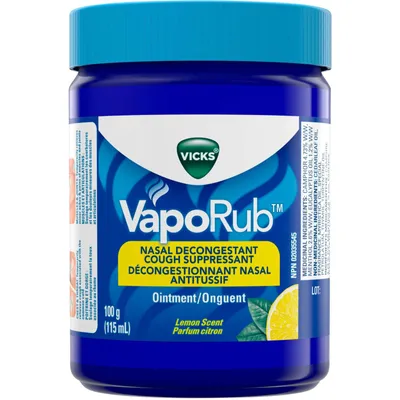 VapoRub Ointment, Lemon, 115 ml