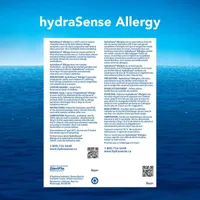 hydraSense Allergy Nasal Spray, Specialty Nasal Care, Fast Relief of Nasal Congestion, 100% Natural Source Seawater, Preservative-Free, 100 mL