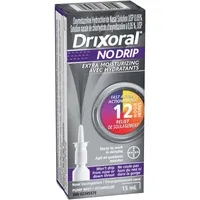 Drixoral No Drip Extra Moisture Spray, Soothes and Moisturizes Dry and Irritated Nasal Passages,  15ml