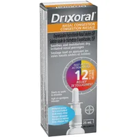 Drixoral Nasal Congestion Spray, Soothes and Moisturizes Dry and Irritated Nasal Passages, 25ml