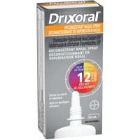Drixoral Decongestant Nasal Spray, Fast and Long Lasting 12 Hour Relief, 30ml