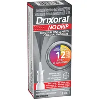 Drixoral No Drip Original Unscented Spray, Helps Relieve Nasal Congestion, 15ml