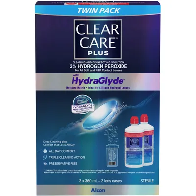 Clear Care Plus Twin 2x360ml