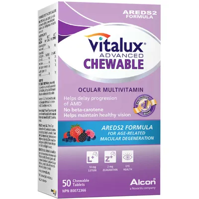 Vitalux Advance Chew Cplt 50