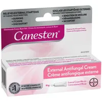 Canesten External Antifungal Cream for Yeast Infection, Relief from Itching and Burning, 15g